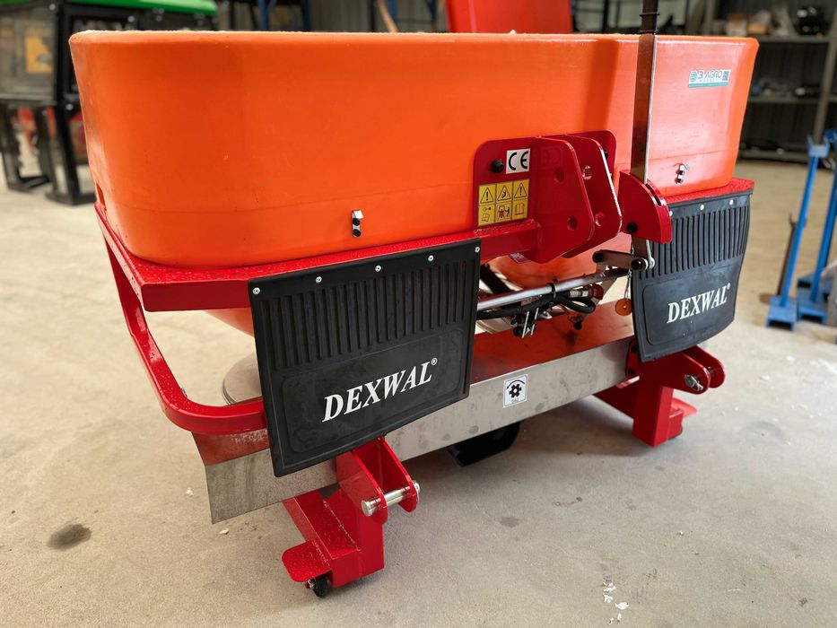 Rozsiewacz nawozów 600L 850kg DEXWAL dwutarczowy KŁOS Motyl -- RATY--