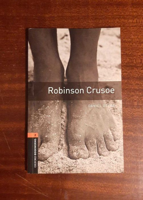 Livro "Robinson Crusoe" em inglês