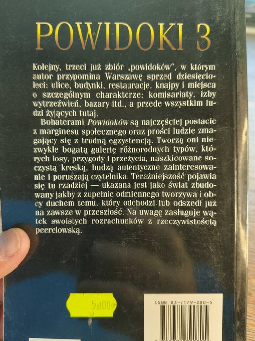 Książki z cyklu powidoki ¹⁵