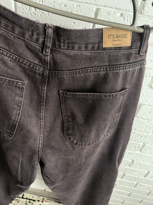 Джинси шоколадного кольору 40 розмір it’s basic