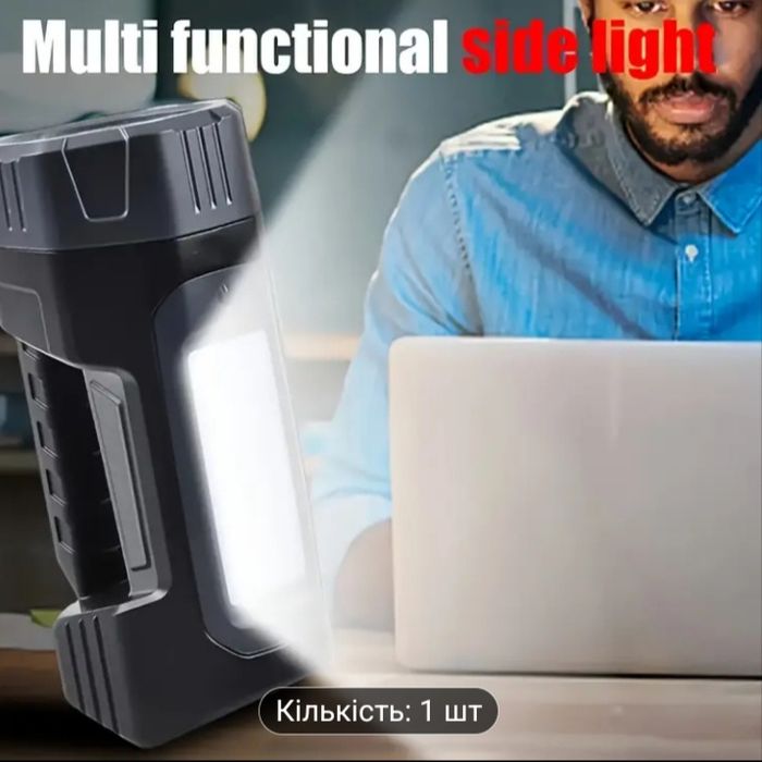 LiHangStar Акумуляторний LED ліхтар для кемпінгу з 6 режимами