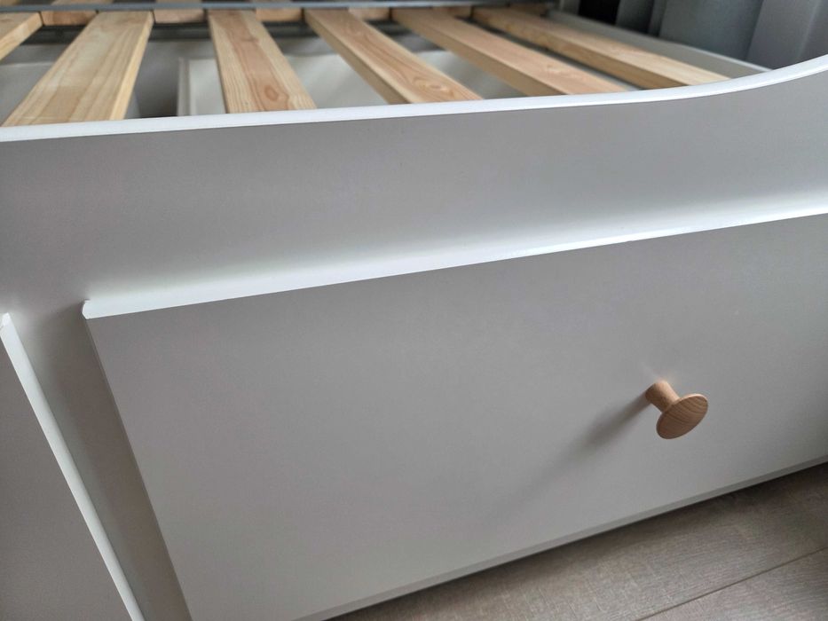 Łóżko IKEA HEMNES, leżanka z 3 szufladami