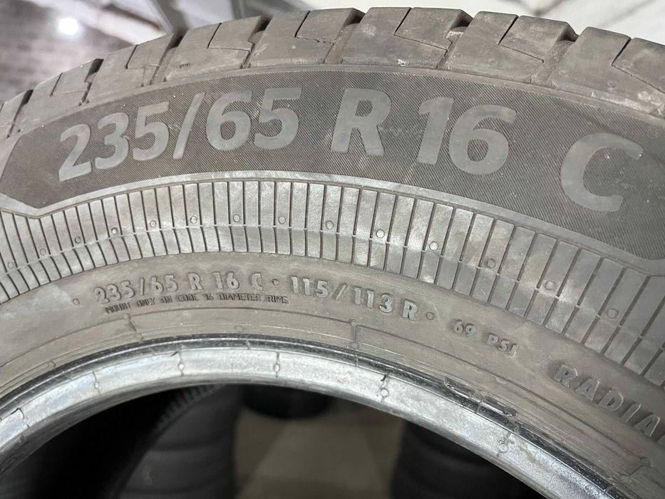LS1644 Літні шини 235/65r16c Continental VanContact Eco пара резина р16