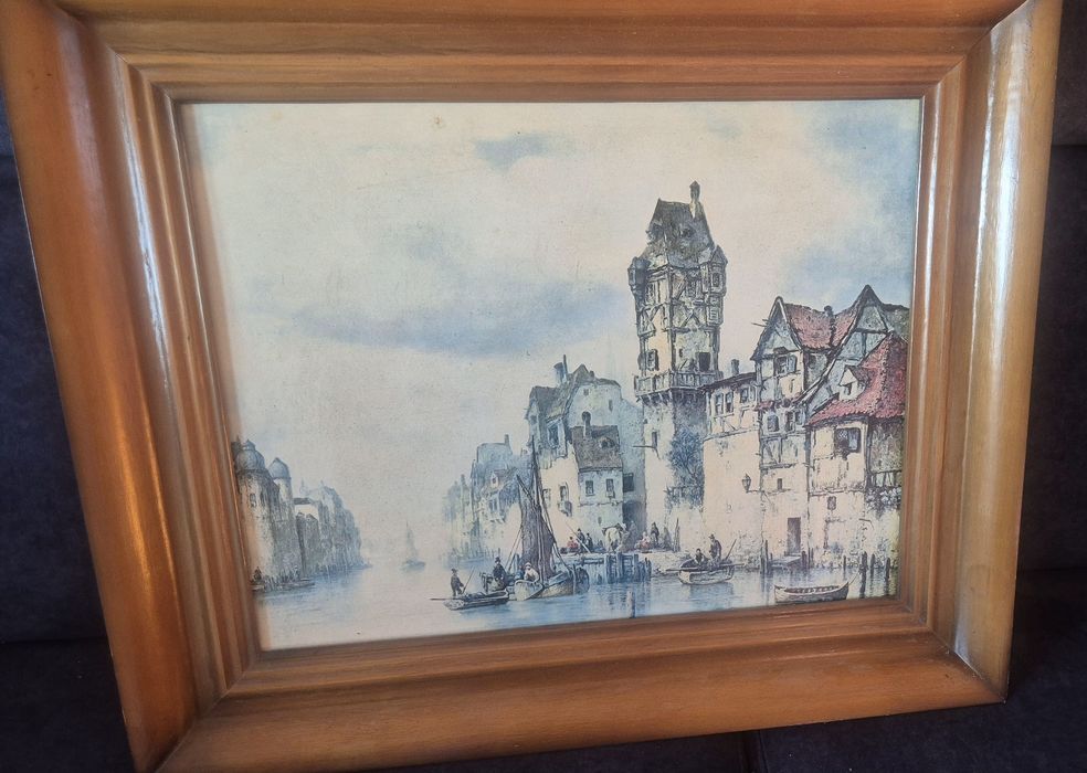 Obraz pt Kanał w Dordrecht