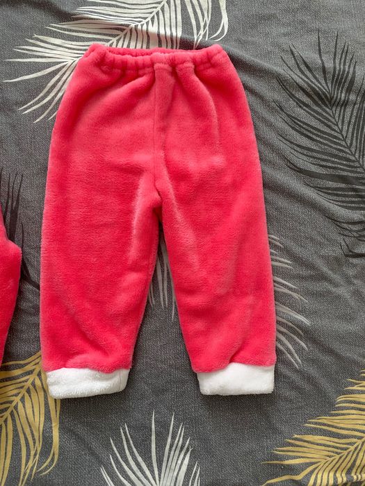 Kostium króliczka różowy dziecięcy ciepły r 92