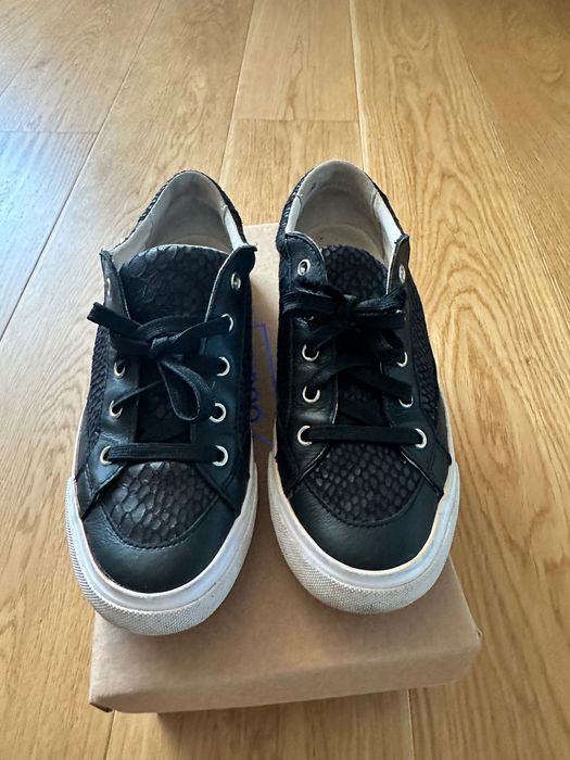 Trampki rozm.35 unisex Armani Jeans, skóra