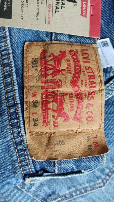 Супер ціни ! Продам легендарні джинси - Levis-501 -W33-W34-Нові .Оригінал .