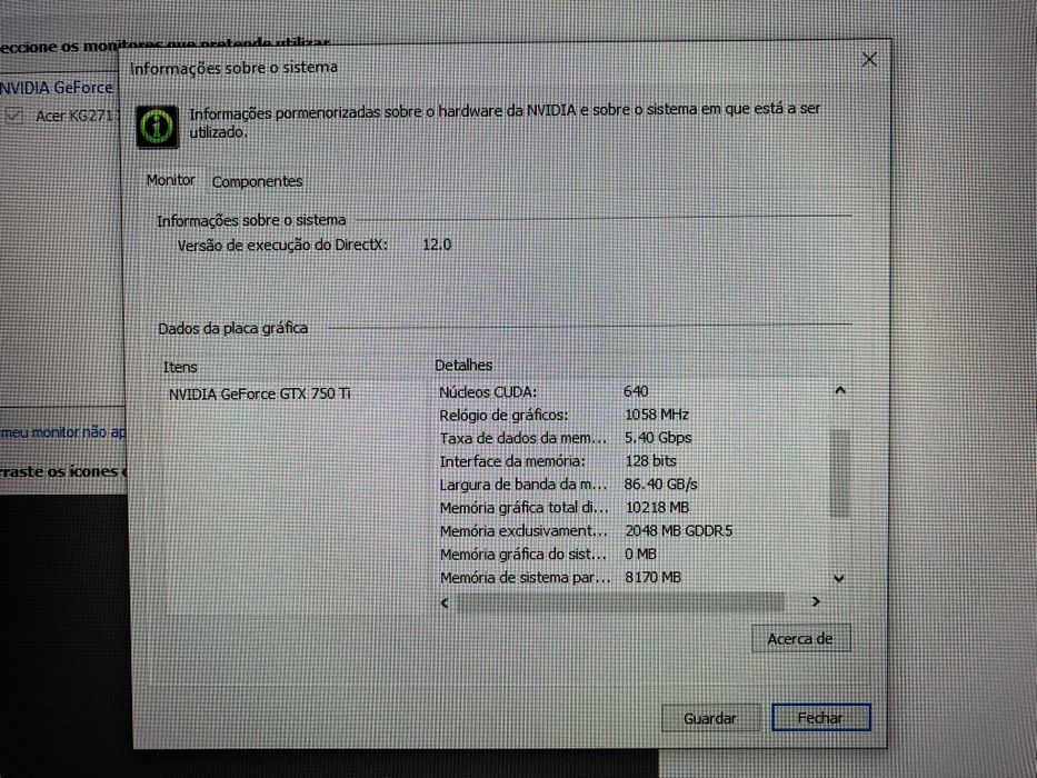 Placa gráfica Nvidia GTX 750 Ti 2Gb GDDR5