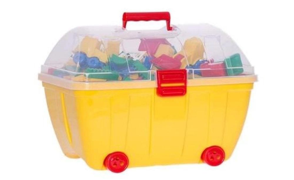 Kuferek z klockami 621el pudełko,282x383 mm