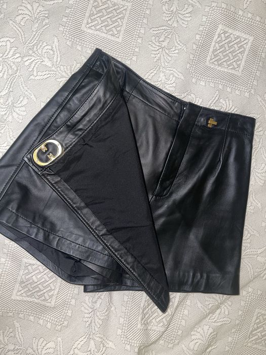 Юбка шорты мягкая кожа