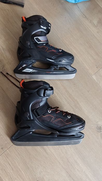 Łyżwy Decathlon OXELO FIT  100  Junior rozmiar regulowany 35-38,