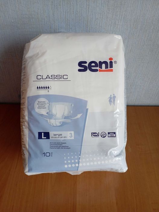Подгузники Seni размер L