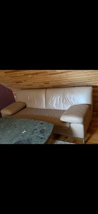 Шкіряний диван набір