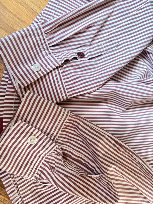 Bordowa koszula w paski,Tommy Hilfiger