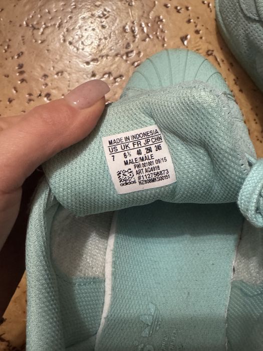 Кросівки Adidas Superstar бірюзові, розмір 40