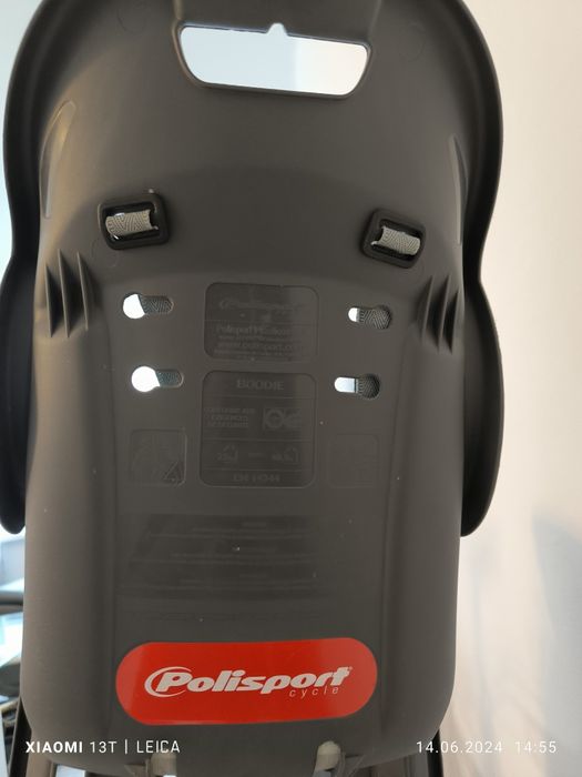 Fotelik rowerowy polisport boodie regulowany