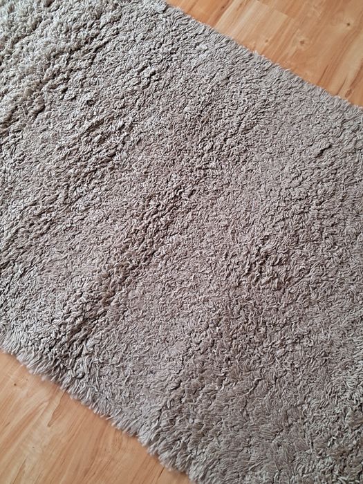 Dywan Shaggy beżowy 80x145, długie włosie