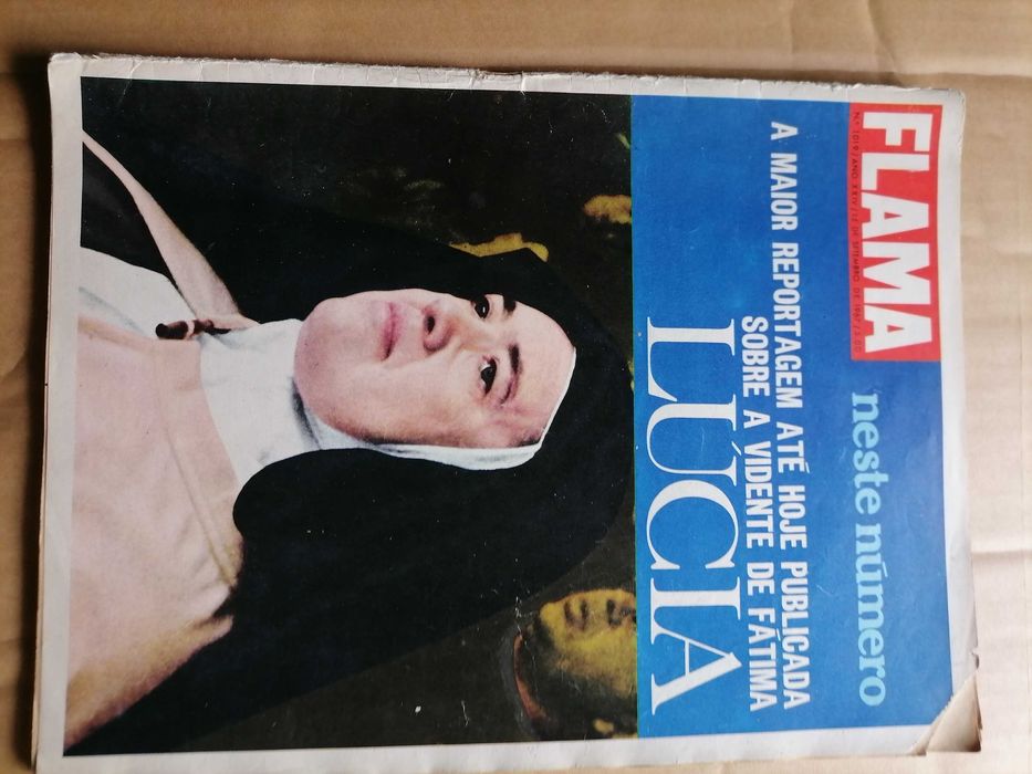 Histórica Flama 1967 A Maior Reportagem Publicada  sobre  Irmã LÚCIA