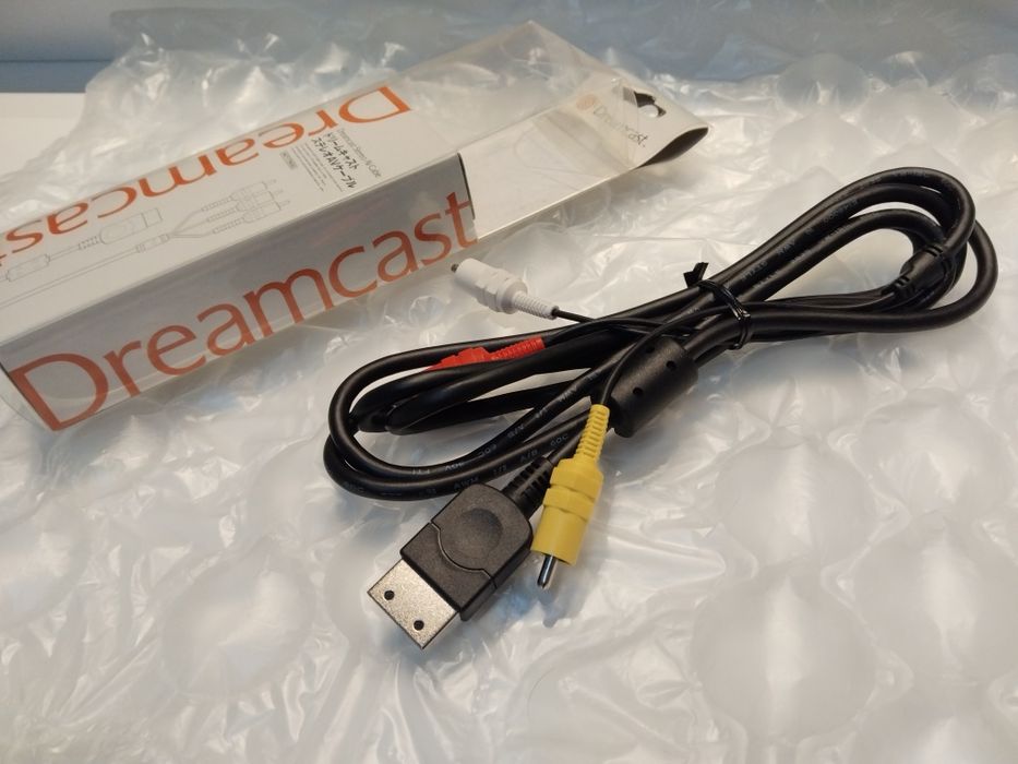 Sega Dreamcast Original Japan Cabo ( Novo ) AV RCA Video