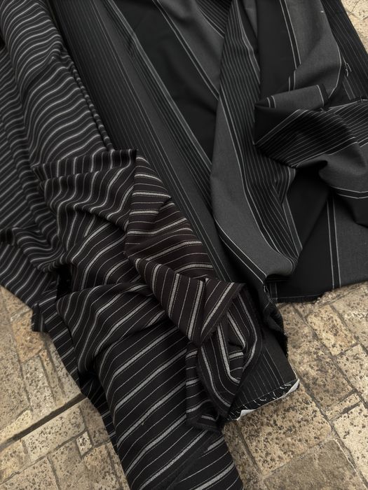 Ткань / опт / костюмка плотная черная - от 3 м -35 грн/м