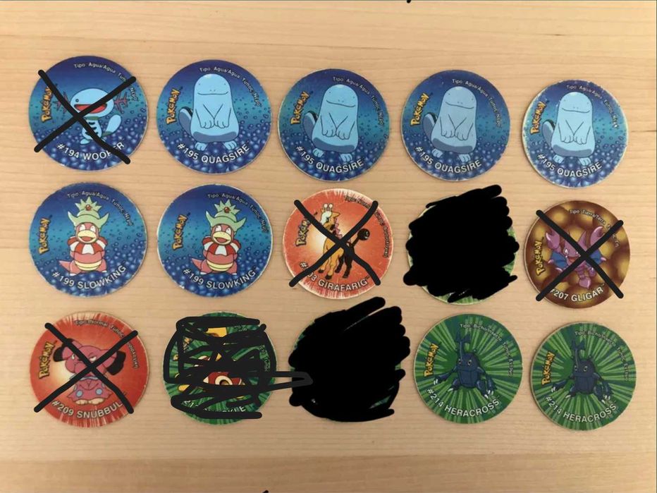 Pokemon Tazos 3 (Matutano)