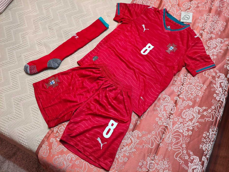 Camisola Criança Bruno Fernandes Equipamento Portugal | NOVO