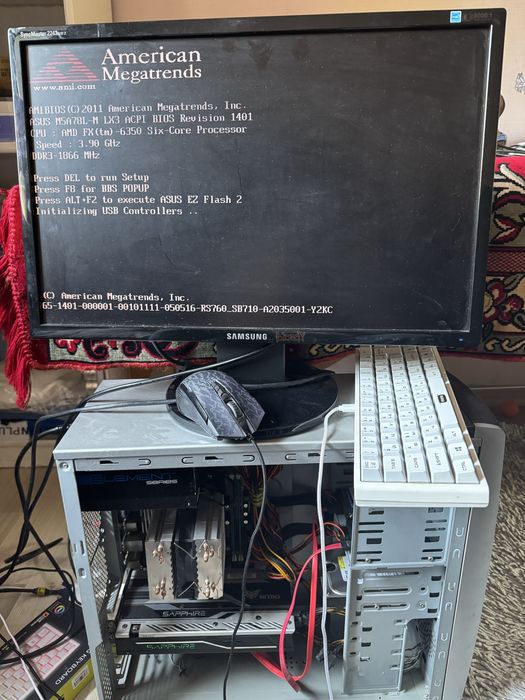 Продам ПК на amd fx 6350, 8gb, rx 480