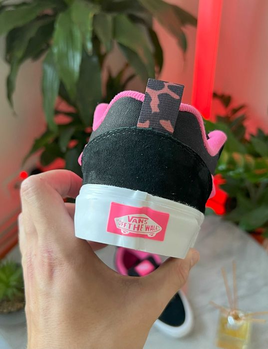 !ТРЕНД! Vans Knu Skool Black Pink 37 38 39 40 41