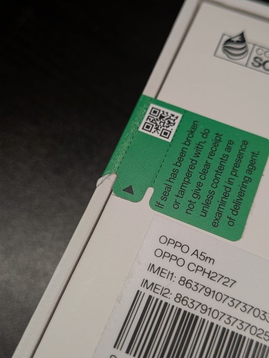 Oppo A5m (256GB / 8GB) – NOVO e SELADO