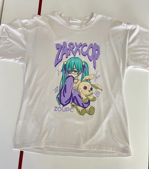 Футболка оверсайз anime , аніме y2k