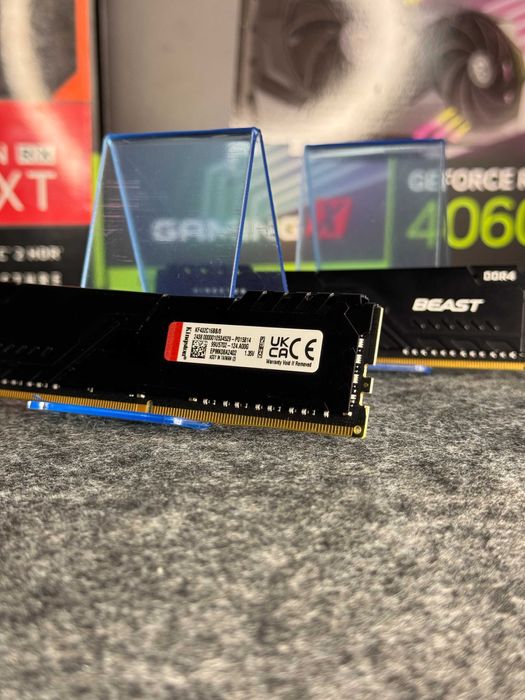 Kingston Fury Beast Black 16GB (2x8GB) 3200MHz | МАГАЗИН | Гарантія 90 днів