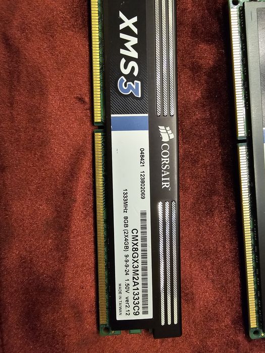 DDR3 Ram 16gb (4x4Gb) 1333 Mhz
