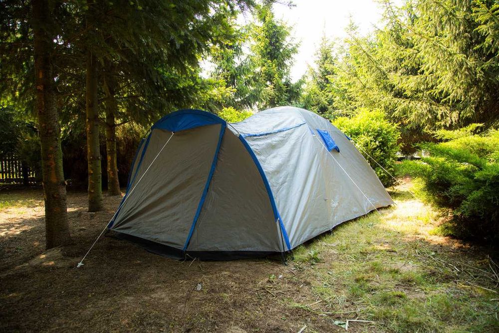 Namiot Turystyczny 4 Osobowy Rodzinny Kempingowy Wodoodporny Campela