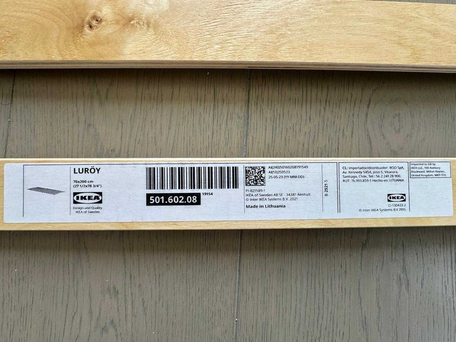 Colchão IKEA VÅGSTRANDA 140x200 + Estrado LURÖY