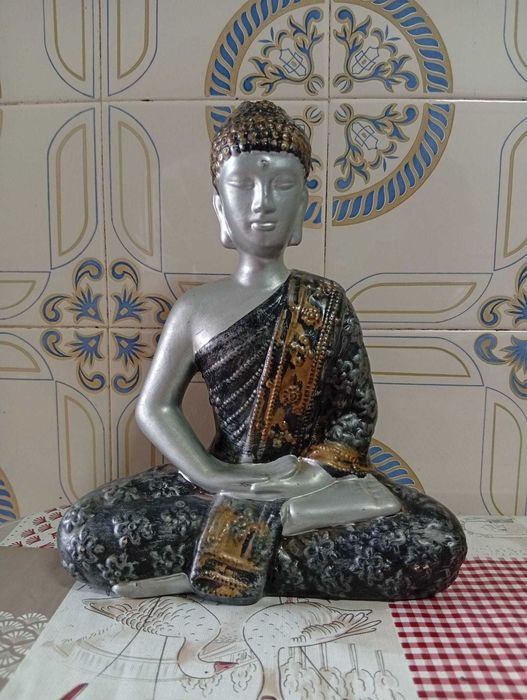 Estátua Decorativa de Buda Meditativo