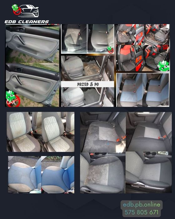 1+1 50% taniej! EDB CLEANERS - kompleksowe czyszczenie, pranie tapicerki, detailing wnętrza pojazdu | DOJAZD GRATIS
