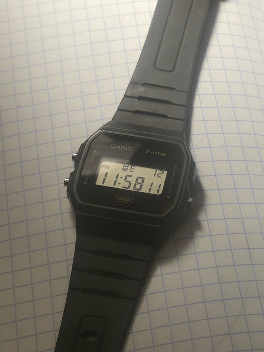 Zegarek Casio F-91W jak nowy, okazja