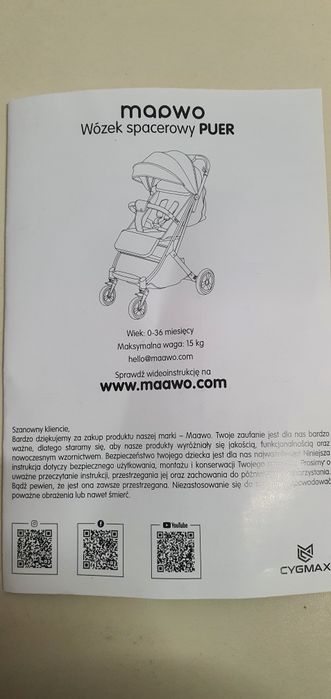 Wózek spacerowy Maawo