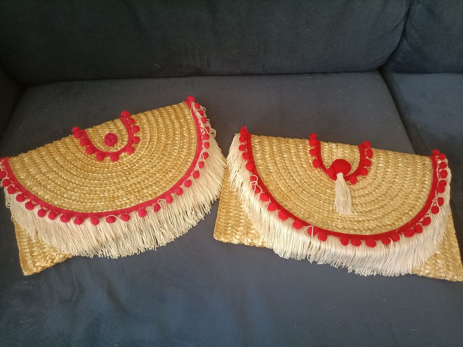 Malas de palha NOVAS - 15€