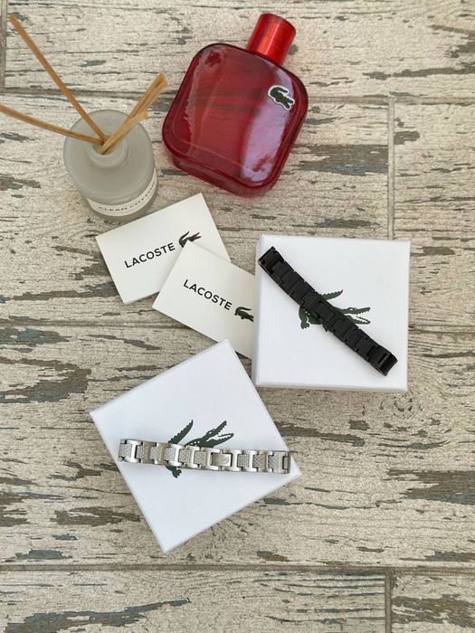 Подарунок хлопцю чоловікові дівчині на 14 лютого Браслет Lacoste