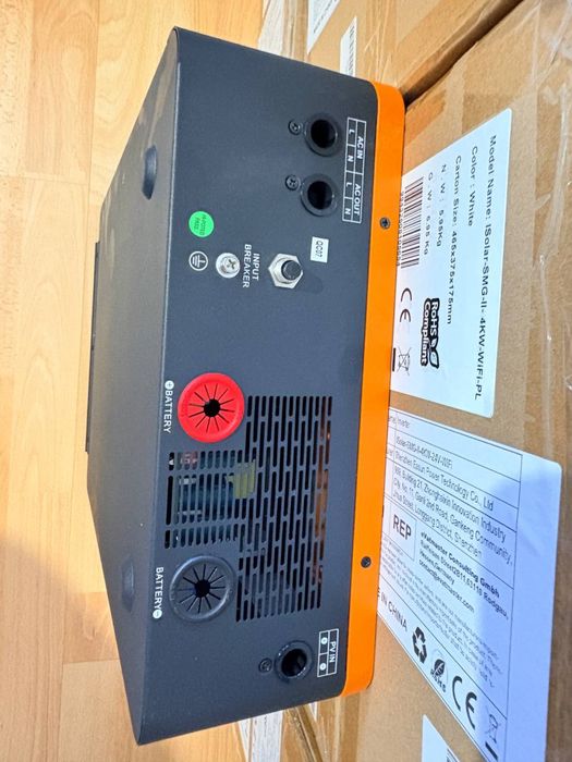 Гибридный солнечный инвертор powmr 12v/24v 2.3/4.2 квт 4200в 2300в