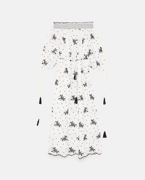 Zara sukienka z haftem xs