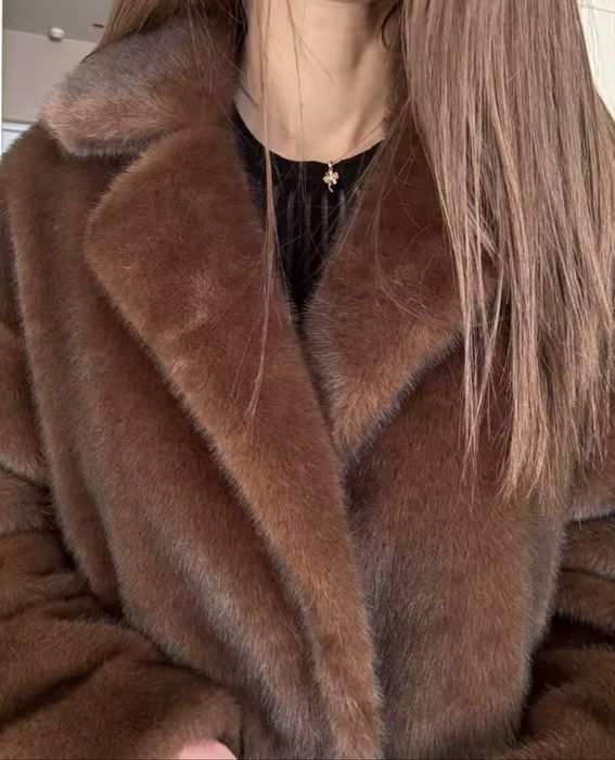 Шуба штучна норка, екошуба, хутро тренд