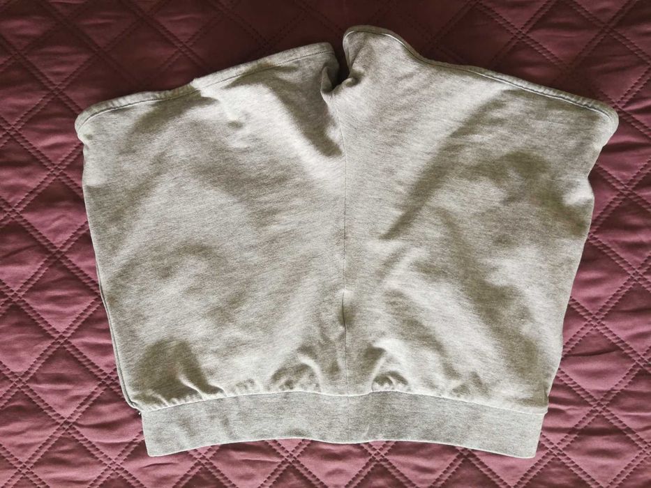 szare szorty / krótkie spodenki dziewczęce 152