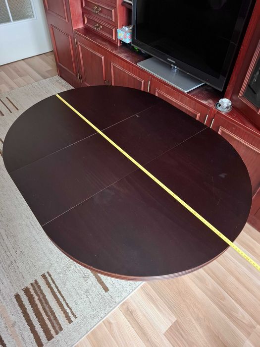 Stolik okrągły drewniany