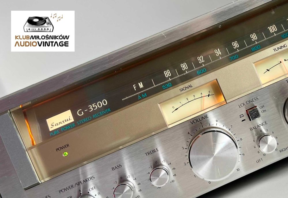 Sansui G-3500/ciepłe brzmienie/WIELE DETALI/jedyny/KLASYK/zachowany