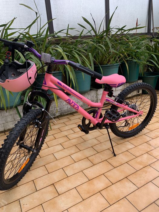 Bicicleta de montanha criança cor-de-rosa