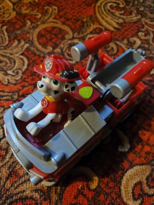 Sprzedam wóz strażacki Marshall + figurka, Psi Patrol