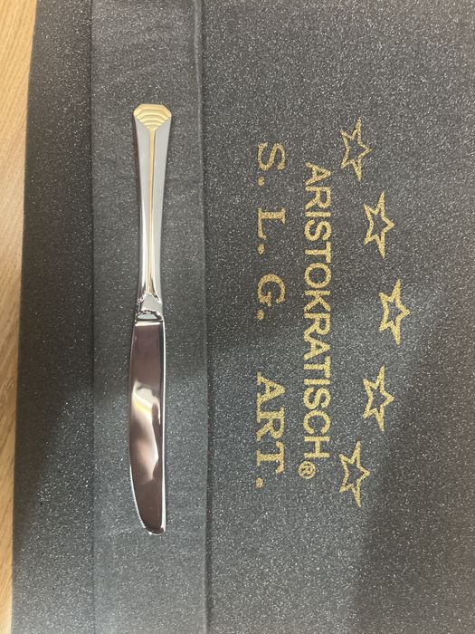 Faqueiro Luxo Aristokratisch Solingen Art (Banhado a Prata e Ouro / Novo)