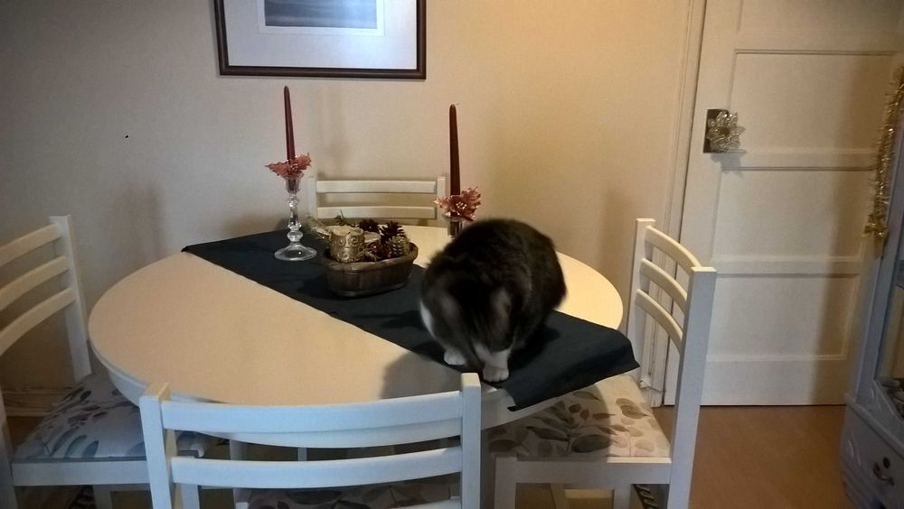 Mesa jantar Ikea, semelhante ao Mod. ROSENTORP Branco 110/155 cm